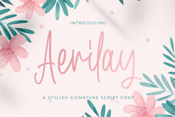 Aerilay: The Elegant Handwritten Font for Your Brand