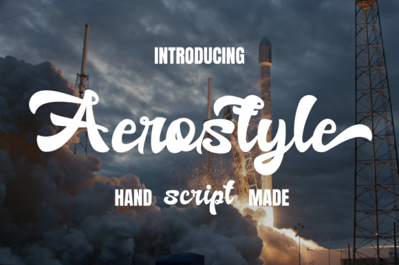 Aerostyle: A Handwritten Font for Editorial Elegance