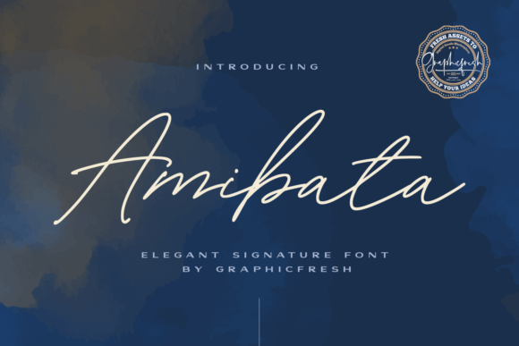 Amibata: The Handwritten Font That Elevates Campaign Visuals