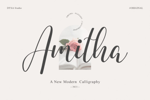 Amitha: A Premium Handwritten Font for Modern Web Design