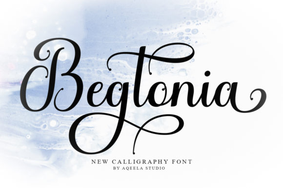 Begtonia: A Luxury Handwritten Font for Crafters