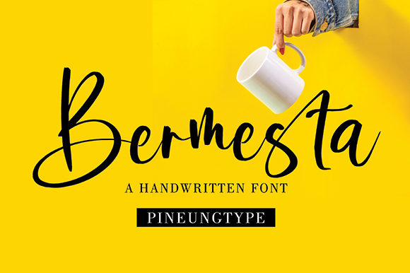 Bermesta: A Handwritten Font for Editorial Design