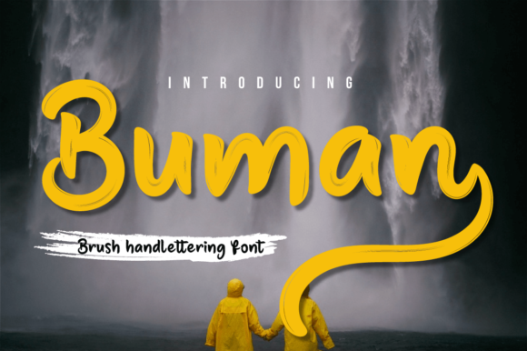 Buman: A Handwritten Font for Elegant Editorial Design