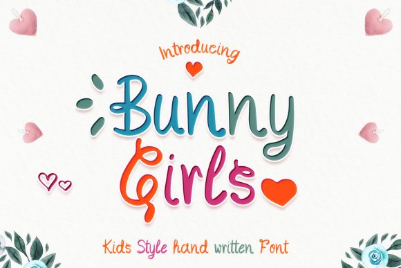 Bunny Girls: A Friendly Handwritten Font for Your Brand