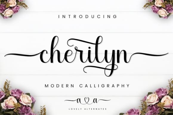 Cherilyn: A Light Handwritten Font for Elegant Craft and Product Design