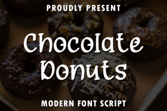 Chocolate Donuts: A Modern Display Font for Business