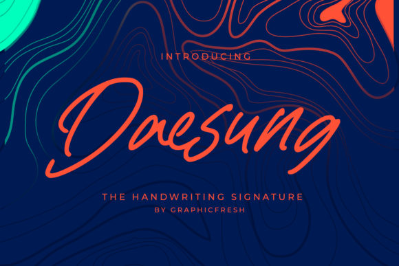 Daesung: A Timeless Handwritten Font for Editorial Elegance