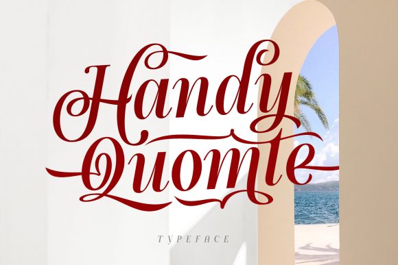 Handy Quomte: A Delicate Handwritten Font for Brand Identity