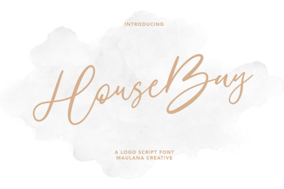 HouseBay: A Luxurious Handwritten Font for Elegant Editorial Design