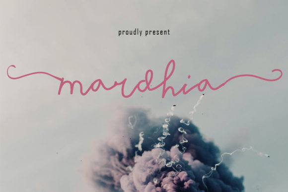 Mardhia: A Whimsical Handwritten Font for Digital Branding