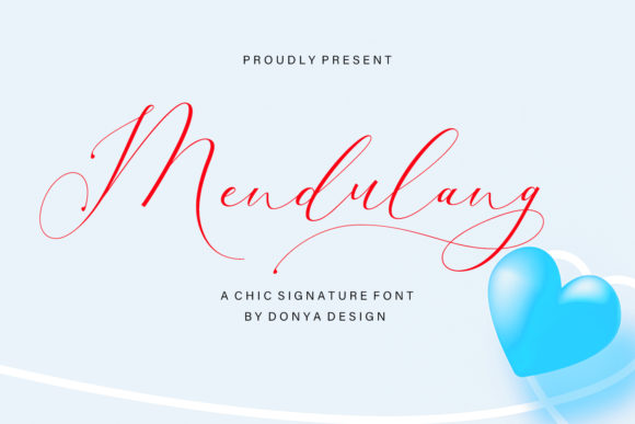 Mendulang: A Luxury Handwritten Font for Branding