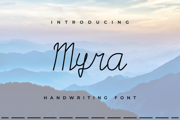 Myra: A Stylish Handwriting Font for Modern Web Design Projects
