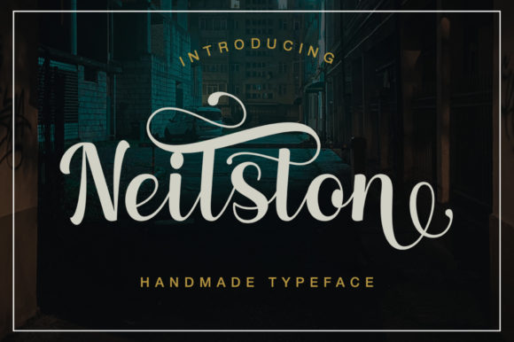 Neilston: A Bold Handwritten Font for Dynamic Editorial Design