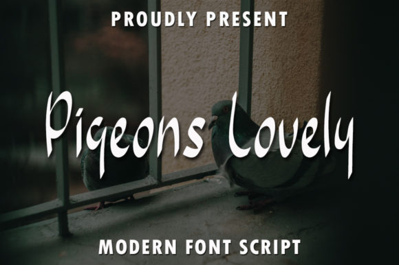 Pigeon Lovely: A Handwritten Font for Modern Web Design