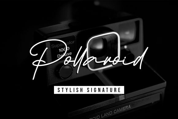 Pollaroid: A Delicate Script Font for Editorial Design