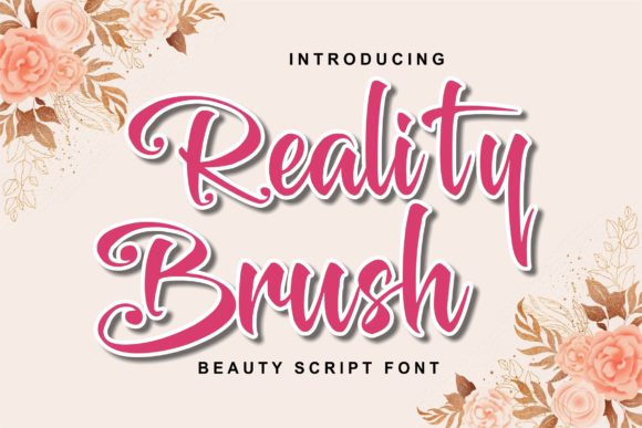 Reality Brush: A Sweet Handwritten Font for Branding
