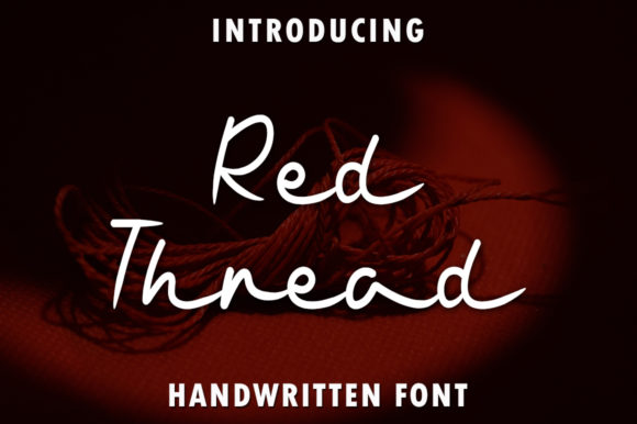 Red Thread: A Handwritten Font for Your Brand