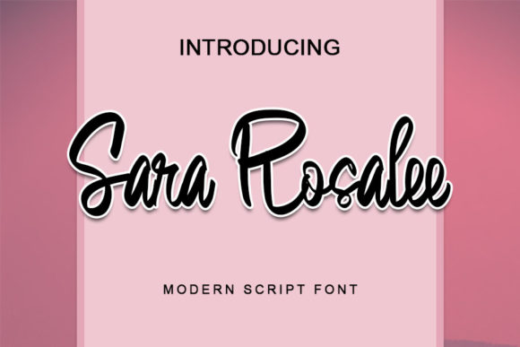 Sara Rosalee: A Delicate Handwritten Font for Modern Branding Projects