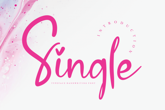Single: A Modern Script Font for Web Design