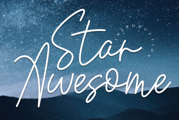 Star Awesome: A Fresh Script Font for Modern Web Design Projects