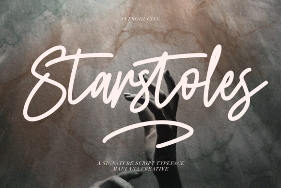 Starstoles: A Handwritten Font That Brings Authenticity to Brand Design