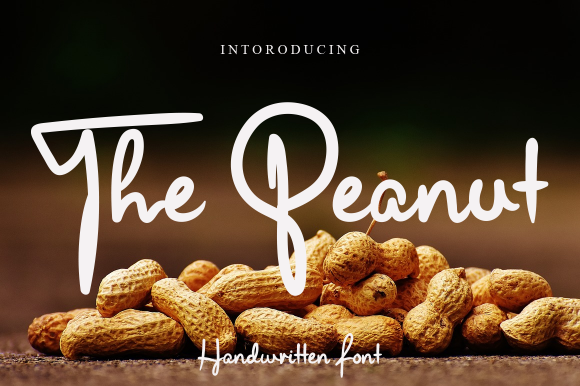 The Peanut: A Fresh Handwritten Font for Editorial Design
