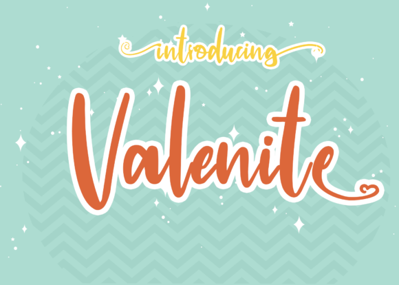 Valenite: A Modern Calligraphy Font for Editorial Elegance