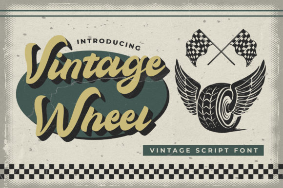 Vintage Wheel: A Vintage Script Font for Modern Web Design